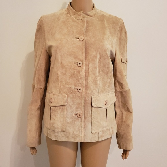 Beautiful August Silk Logic 100% Suede Coat - Picture 3 of 8